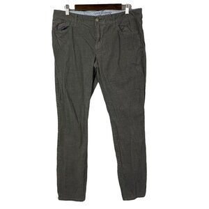 Tommy Hilfiger Gray Classic Skinny Corduroy Pants 12